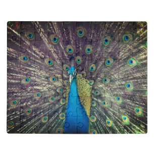 India Blue Peacock Puzzle Puzzel