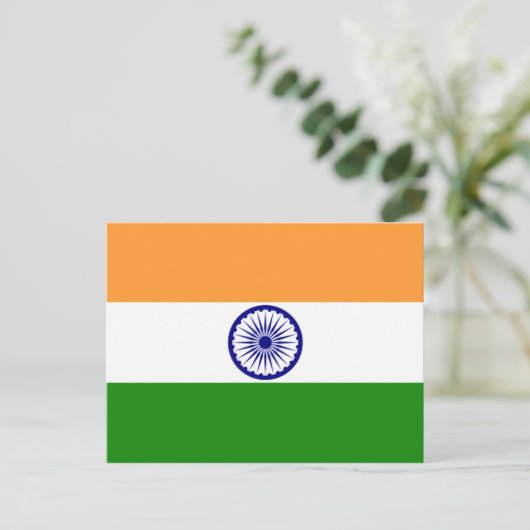 india briefkaart (Staand voorkant)