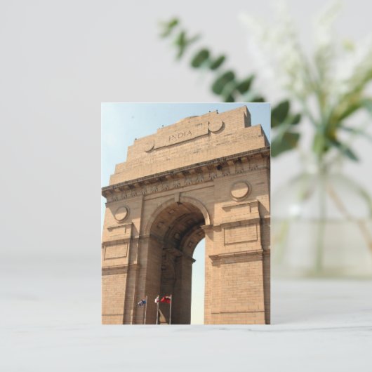 india briefkaart (Staand voorkant)