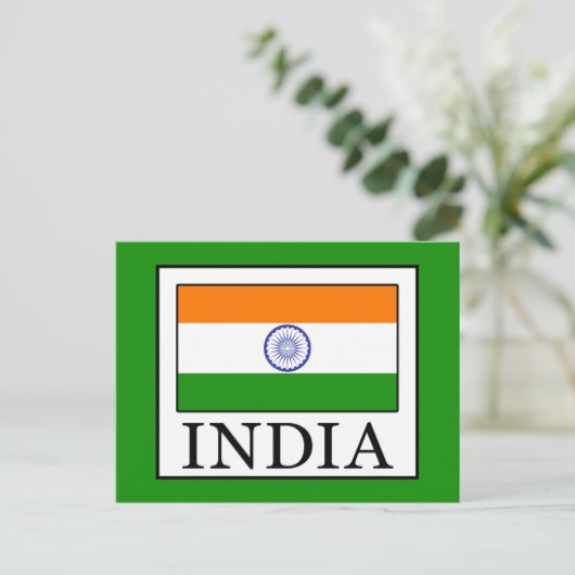 India Briefkaart (Staand voorkant)