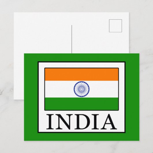 India Briefkaart (Voorkant / Achterkant)