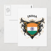 India Briefkaart (Voorkant / Achterkant)