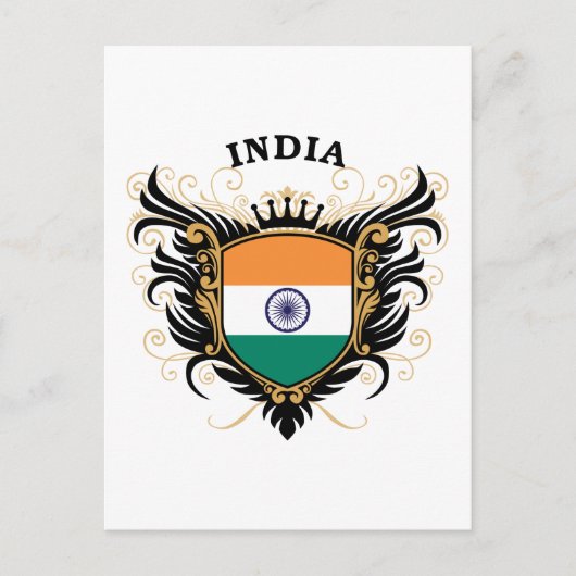 India Briefkaart (Voorkant)