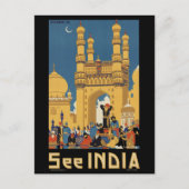 India Briefkaart (Voorkant)