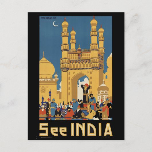 India Briefkaart (Voorkant)