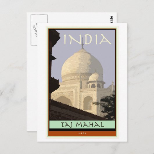 India Briefkaart (Voorkant / Achterkant)