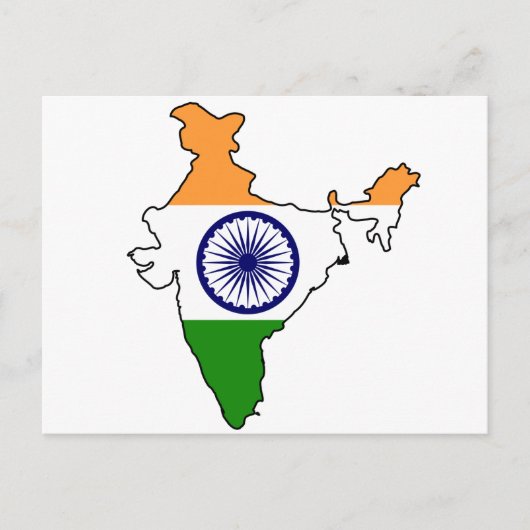 India Briefkaart (Voorkant)