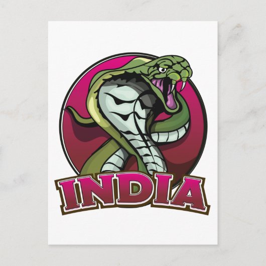 India Briefkaart (Voorkant)