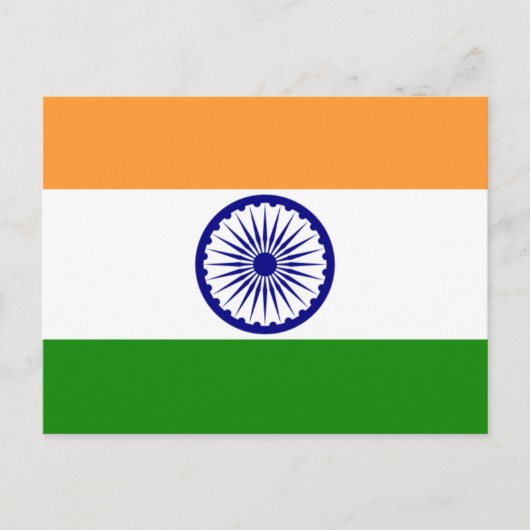 india briefkaart (Voorkant)