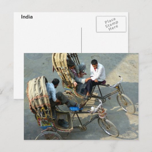 India Briefkaart (Voorkant / Achterkant)