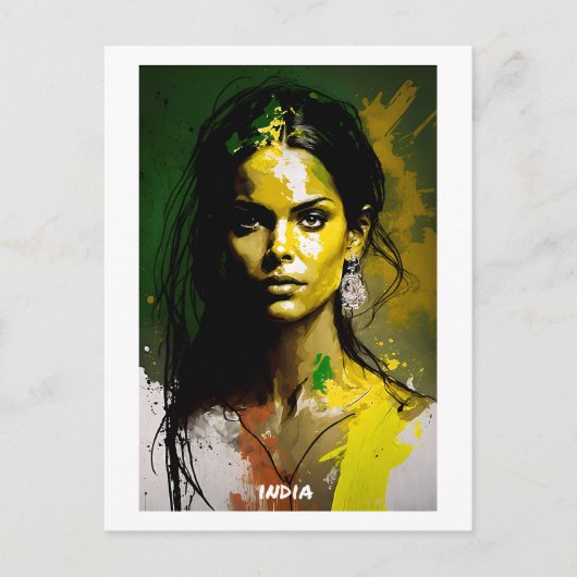 India Briefkaart - Wereld aan Collectie (Voorkant)