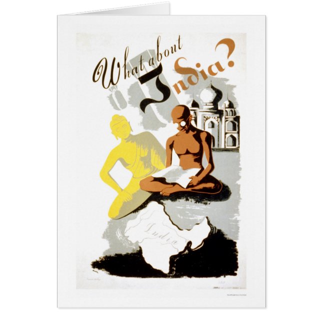 India Buddha Gandhi 1941 WPA (Voorkant)