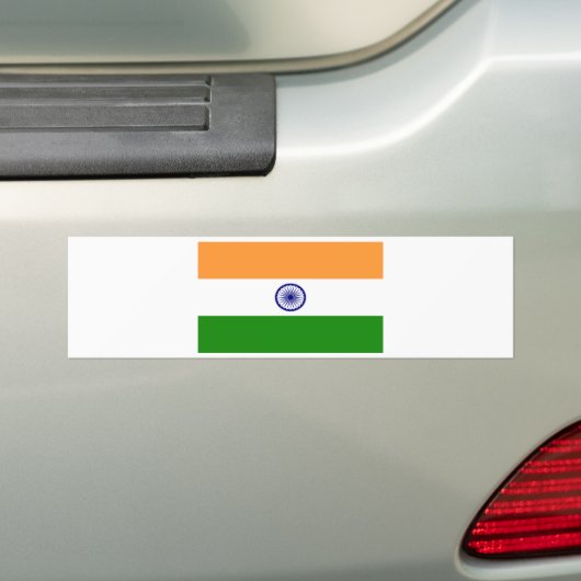 INDIA BUMPERSTICKER (Op auto)