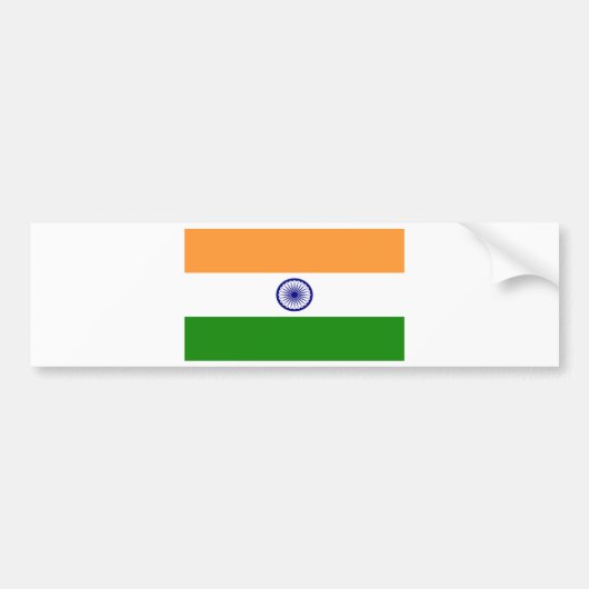 INDIA BUMPERSTICKER (Voorkant)