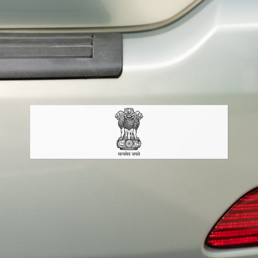 India Bumpersticker (Op auto)