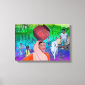 India Canvas Afdruk (Voorkant)