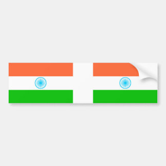INDIA Carflag, sticker