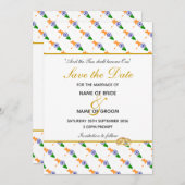 INDIA Christelijke bruiloftsviering Save The Date (Voorkant / Achterkant)