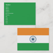 India - Chubby Visitekaartje (Voorkant / Achterkant)