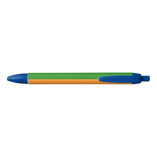 India Country Flag Intrekbare Balpen Blauwe Inkt Pen (Achterkant)