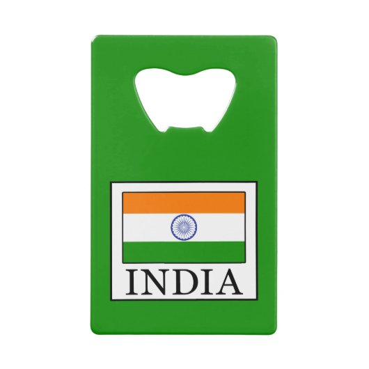 India Creditkaart Flessenopener (Voorkant)