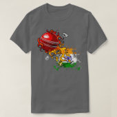 India Cricket1 T-shirt (Design voorkant)