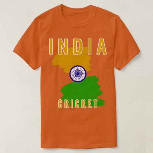 India Cricket2 T-shirt (Design voorkant)