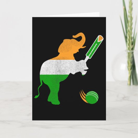 India Cricket 1  Kaart (Voorkant)