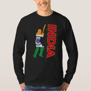 India Cricket India Flag Indian Cricket Team Crick T-shirt