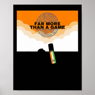 India Cricket Meer Dan Jersey Vlag India Cricket  Poster