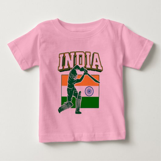 India Cricket met Indiase vlag Gift (Voorkant)