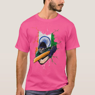 India Cricket Nationaal Fans Team Jersey Indiaas T-shirt