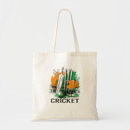 India Cricket Nationaal Fans Team Jersey Tote Bag (Voorkant)