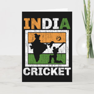 India Cricket Speler Cricketer T En Ll Sport Liefd Kaart
