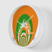 India Cricket Spirit Abstract Design (Hoek)