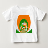 India Cricket Spirit Abstract Design (Voorkant)