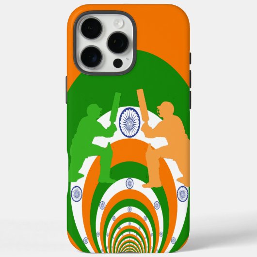 India Cricket Spirit Abstract Design Case-Mate iPhone Case (Achterkant)