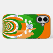 India Cricket Spirit Abstract Design Case-Mate iPhone Case (Achterkant (horizontaal))