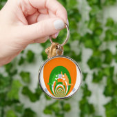 India Cricket Spirit Abstract Design Sleutelhanger (Hand)