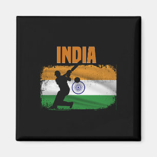 India Cricket-supporters Indiase Cricketfans India Magneet