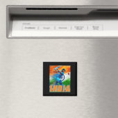 India Cricket Supporters Jersey - Indiase Cricket Magneet (Insitu (Vaatwasser))