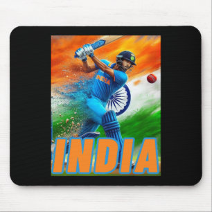 India Cricket Supporters T-shirt - Indiase Cricket Muismat