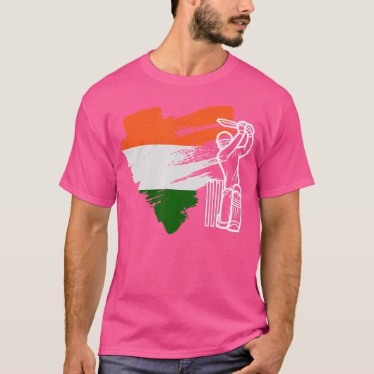 India Cricket T-shirt (Voorkant)
