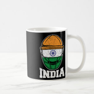 India Cricket T-shirt voor fans van het Indiase na Koffiemok
