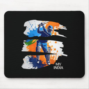 India Cricket Tenue Vlag Indiase Cricket Muismat