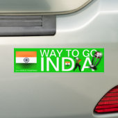 India Cricket World Champs Bumpersticker 2011 (Op auto)