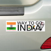 India Cricket World Champs Bumpersticker 2011 (Op auto)