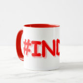 "#India" Cute Design. Bestel nu Mok (Voorkant links)