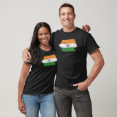 India Dag Hindustani Indische vlag 8 T-shirt (Unisex)