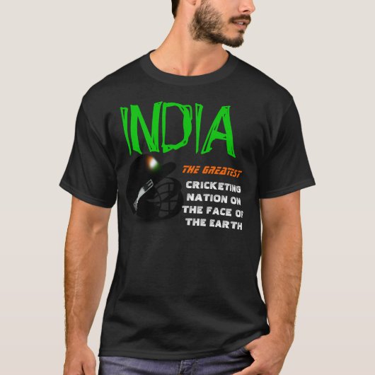 India De grootste cricketnatie op aarde Shirt (Voorkant)